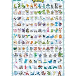 Abystyle Complementos Pokemon|Regalos Y Coleccionismo Para Gamers - Cosas De Videojuegos Míticos^Poster Pokemon Hoenn
