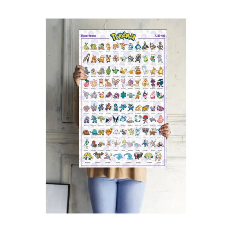 Online Poster Pokemon Sinnoh Pokemon Hogar|Complementos Pokemon