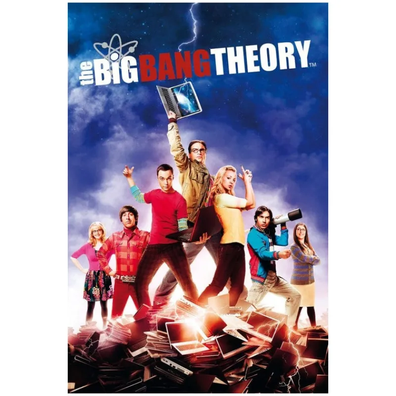 Abystyle Regalos De Otras Series^Poster The Big Bang Theory personajes