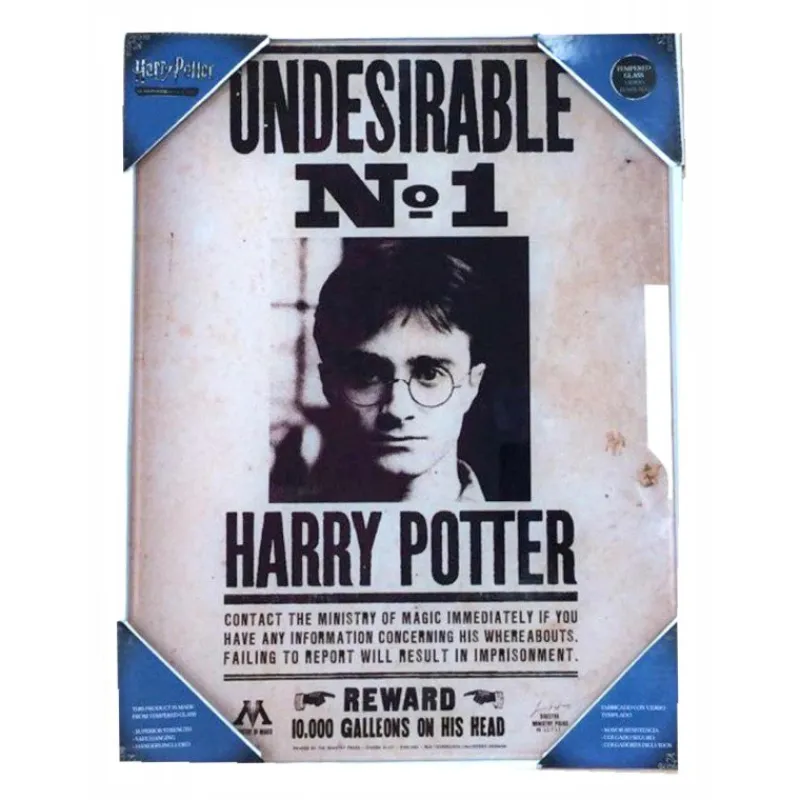 SD Toys Harry Potter Hogar^Poster vidrio Indeseable nº1 Harry Potter