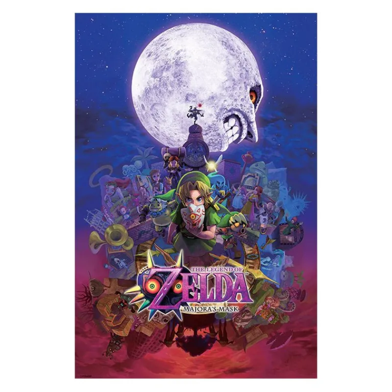 Grupo Erik Regalos Y Coleccionismo Para Gamers - Cosas De Videojuegos Míticos|Regalos Zelda ^Poster Zelda Majoras Mask