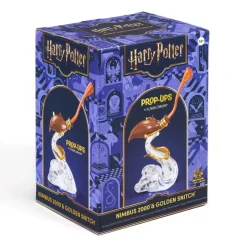 Best Prop-Ups Nimbus 2000 & Snitch Dorada - Réplica Harry Potter Hombre Disfraces Halloween Hombre|Replicas Colección Harry Potter