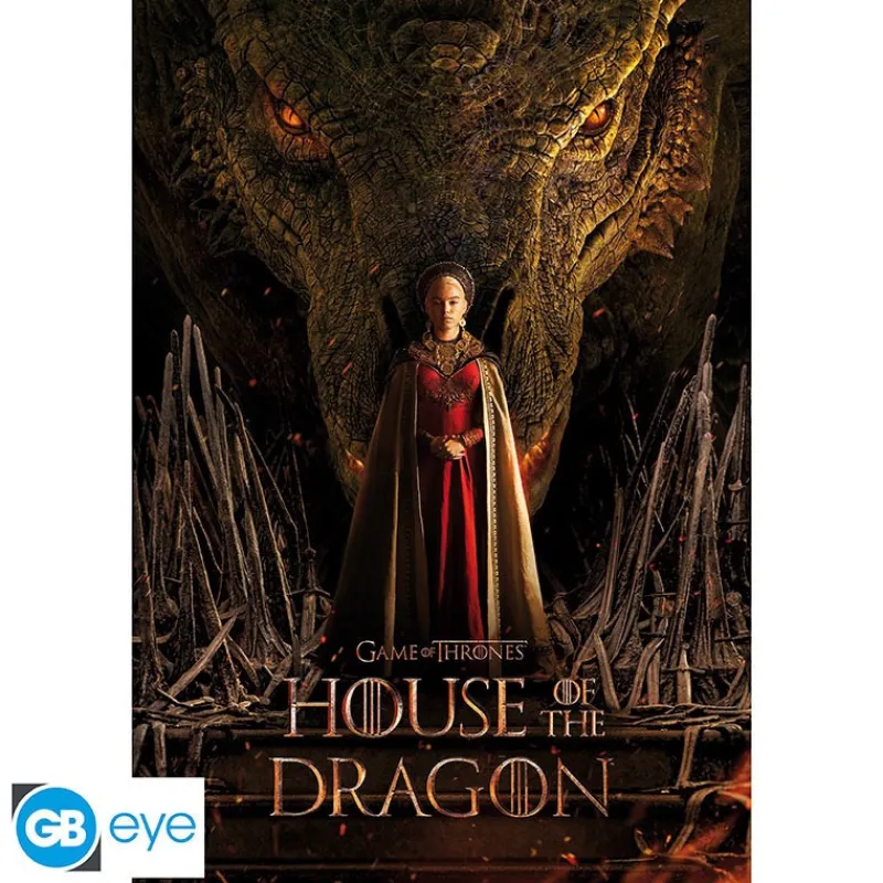 Abystyle Juego De Tronos Y La Casa Del Dragón ^Póster de Rhaenyra Targaryen La casa del dragón