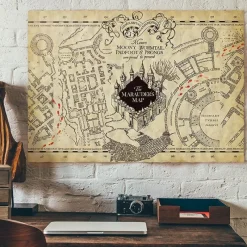 Gb Eye Harry Potter Hogar^Póster en Pergamino Mapa del Merodeador de Harry Potter