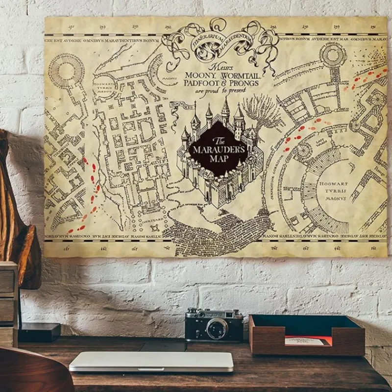 Gb Eye Harry Potter Hogar^Póster en Pergamino Mapa del Merodeador de Harry Potter