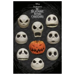 Sale Póster Many Faces of Jack Pesadilla antes de Navidad Pesadilla Antes De Navidad