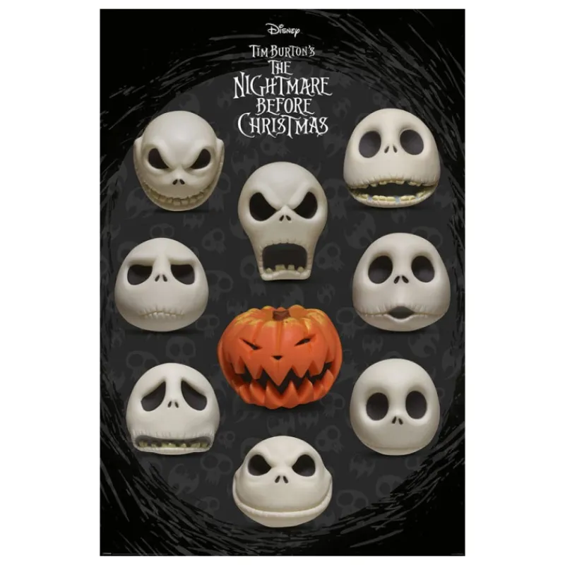 Sale Póster Many Faces of Jack Pesadilla antes de Navidad Pesadilla Antes De Navidad