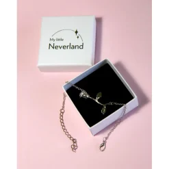 New Pulsera Rosa Encantada Bella y Bestia Disney Little Neverland Películas Y Personajes De Disney ·La Bella Y La Bestia|Joyas Disney