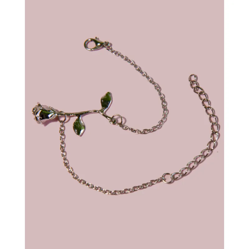 New Pulsera Rosa Encantada Bella y Bestia Disney Little Neverland Películas Y Personajes De Disney ·La Bella Y La Bestia|Joyas Disney