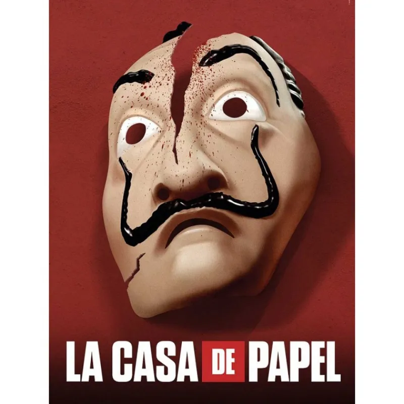 Paladone Products La Casa De Papel^Puzzle La Casa de Papel 1000 pcs máscara