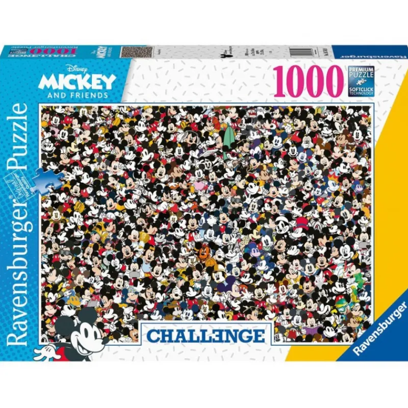 Heo Películas Y Personajes De Disney ·Mickey & Minnie^Puzzle Mickey Mouse 1000 piezas Disney Challenge