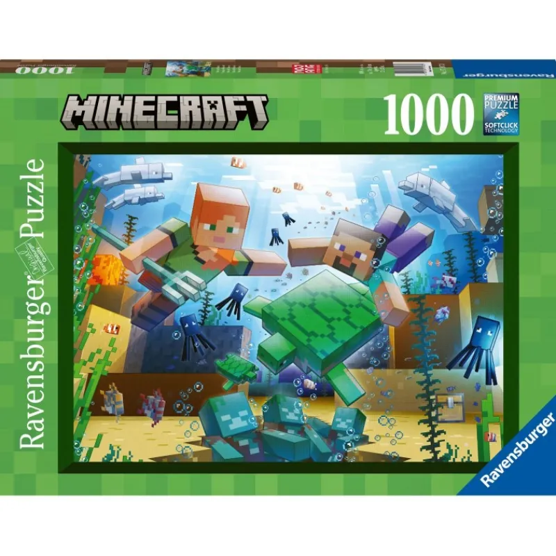 Ravensburger Minecraft^Puzzle Minecraft Mosaic 1000 piezas