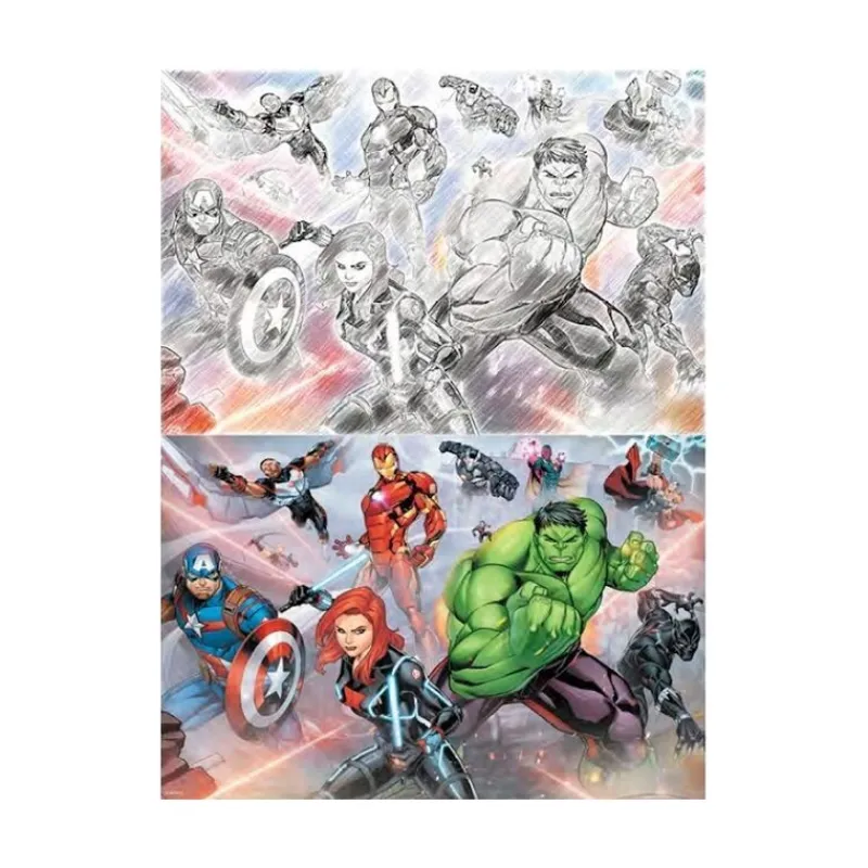 Sale Puzzle para rascar Prime 3D Marvel 150 piezas Superhéroes Marvel
