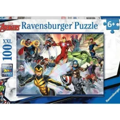 New Puzzle Avengers 100 Piezas para Niños 6+ Niños Marvel Y Dc Para Niños|Juguetes, Figuras Y Más Regalos Para Peques