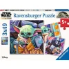 Best Puzzle The Mandalorian Baby Yoda 3x49 piezas Niños Star Wars Para Niños|Juguetes, Figuras Y Más Regalos Para Peques