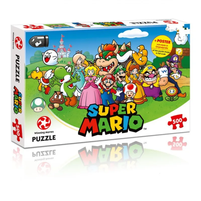 Winning Moves Regalos Y Coleccionismo Para Gamers - Cosas De Videojuegos Míticos|Más Regalos De Super Mario ^Puzzle Super Mario Friends