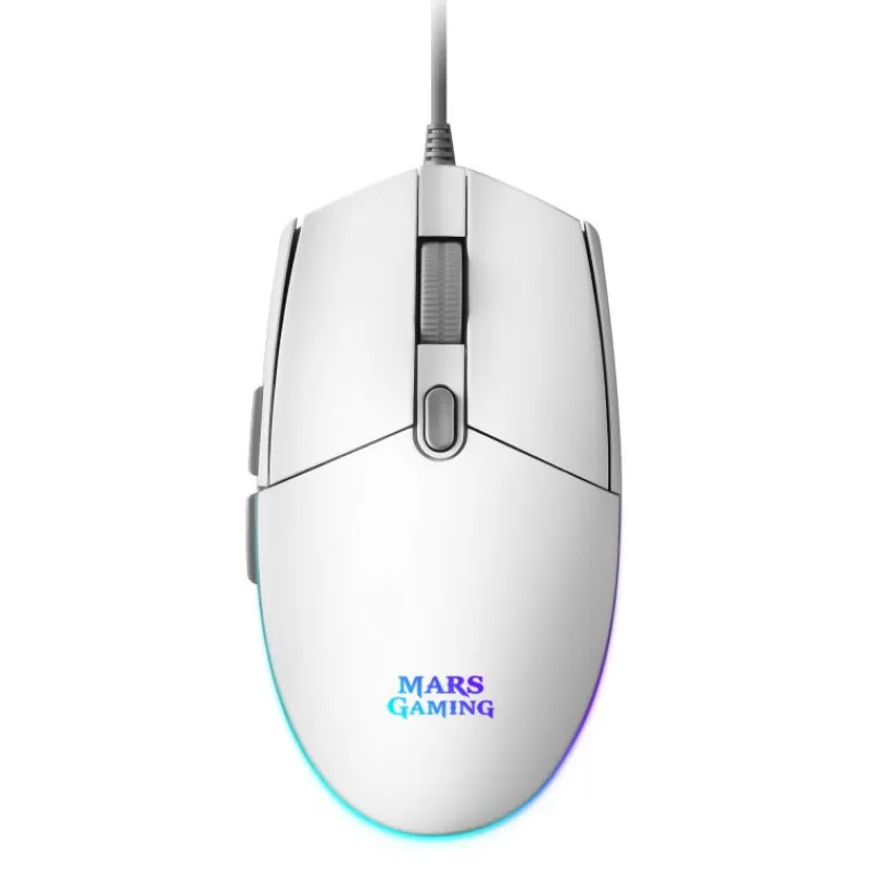 Mars Gaming Regalos Y Coleccionismo Para Gamers - Cosas De Videojuegos Míticos|Descuentos Gaming^Ratón Blanco MMG