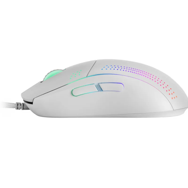 Mars Gaming Regalos Y Coleccionismo Para Gamers - Cosas De Videojuegos Míticos|Descuentos Gaming^Ratón blanco Ultraligero MMPRO 32K DPI