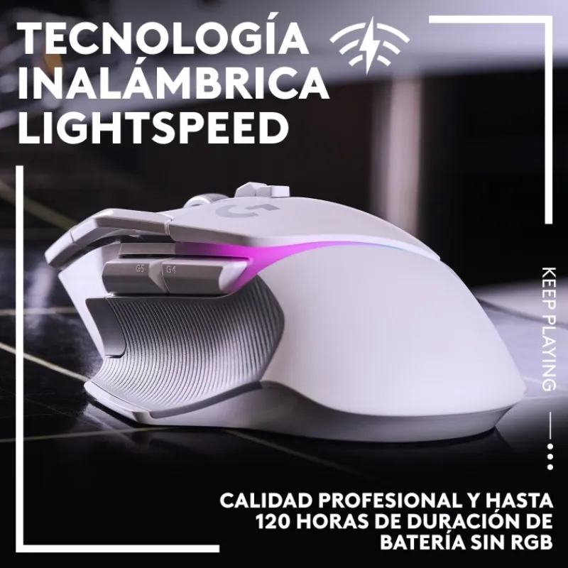 Logitech Teclados Y Ratones Gaming^Ratón Gaming Inalámbrico G G502 X Blanco