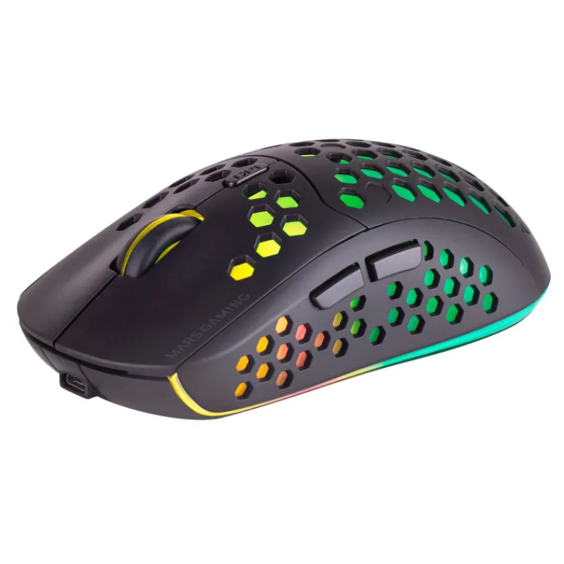 Clearance Ratón Gaming Inalámbrico MMW3 Negro Teclados Y Ratones Gaming