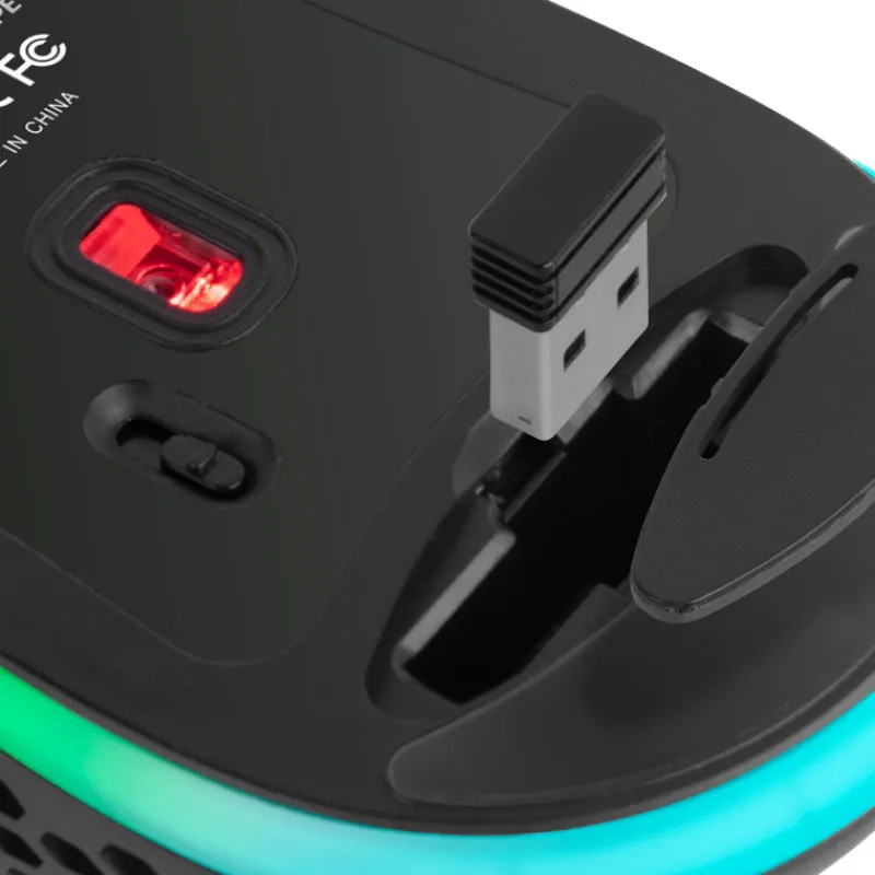 Clearance Ratón Gaming Inalámbrico MMW3 Negro Teclados Y Ratones Gaming