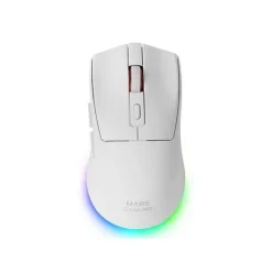 Mars Gaming Teclados Y Ratones Gaming^Ratón MM-T3 Blanco Inalámbrico Tri-Mode 14400 DPI