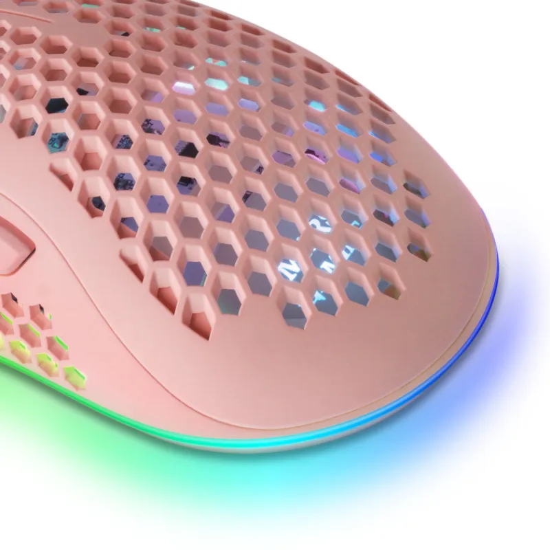 Clearance Ratón Rosa MMEX Rosa 32000 DPI Descuentos Gaming|Regalos Y Coleccionismo Para Gamers - Cosas De Videojuegos Míticos