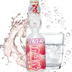 New Refresco Ramune Lychee de Hata Kosen 200 ml - BBF 13/11/2025 Chuches Japonesas