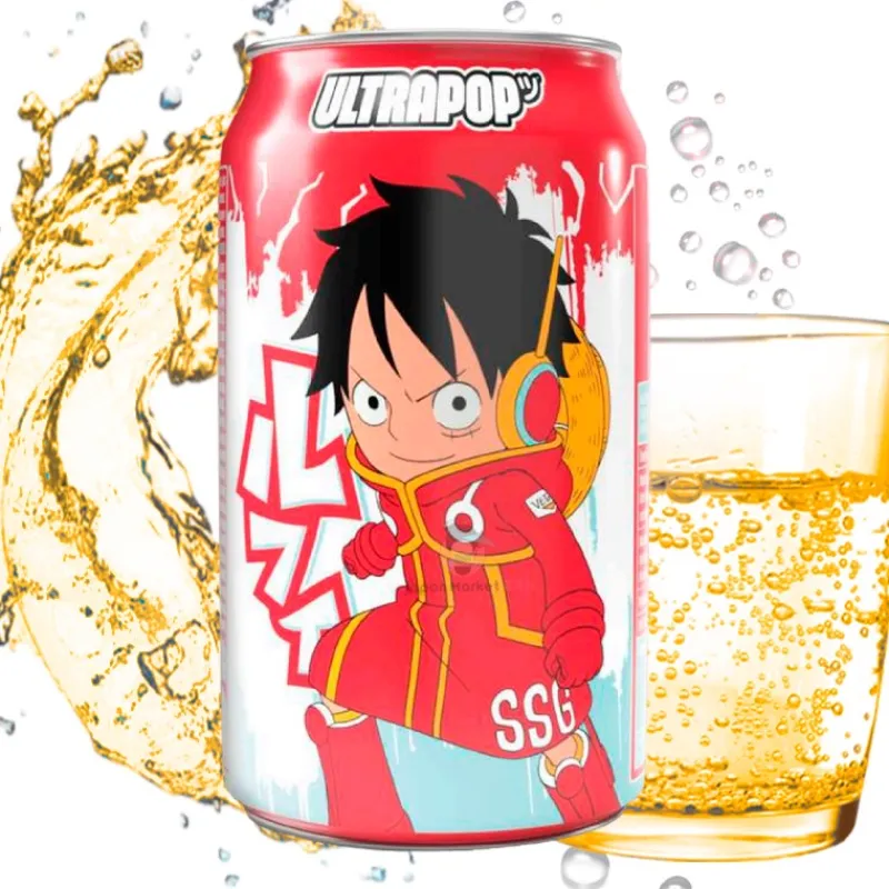New Refresco UltraPop One Piece Fresa y Lima Cosas De Luffy One Piece|Chuches Japonesas