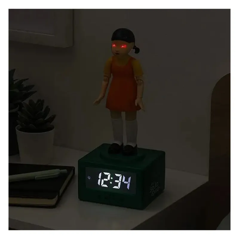 Paladone Products El Juego Del Calamar|Regalos De Otras Series^Reloj Despertador Juego del Calamar