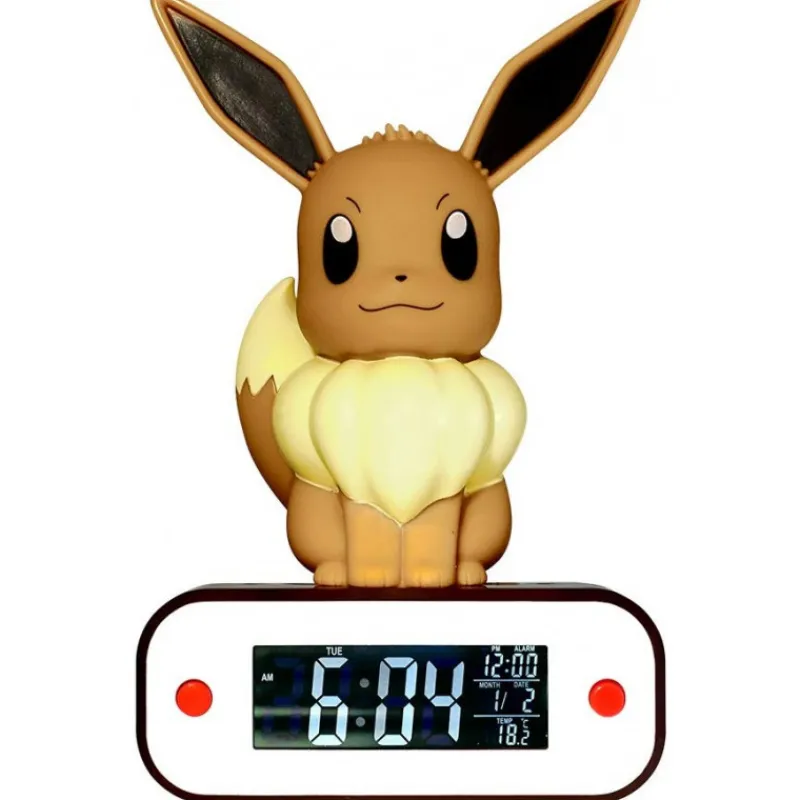 SD Toys Eevee|Más Regalos De Pokemon^Reloj Despertador Lámpara LED Eevee Pokemon