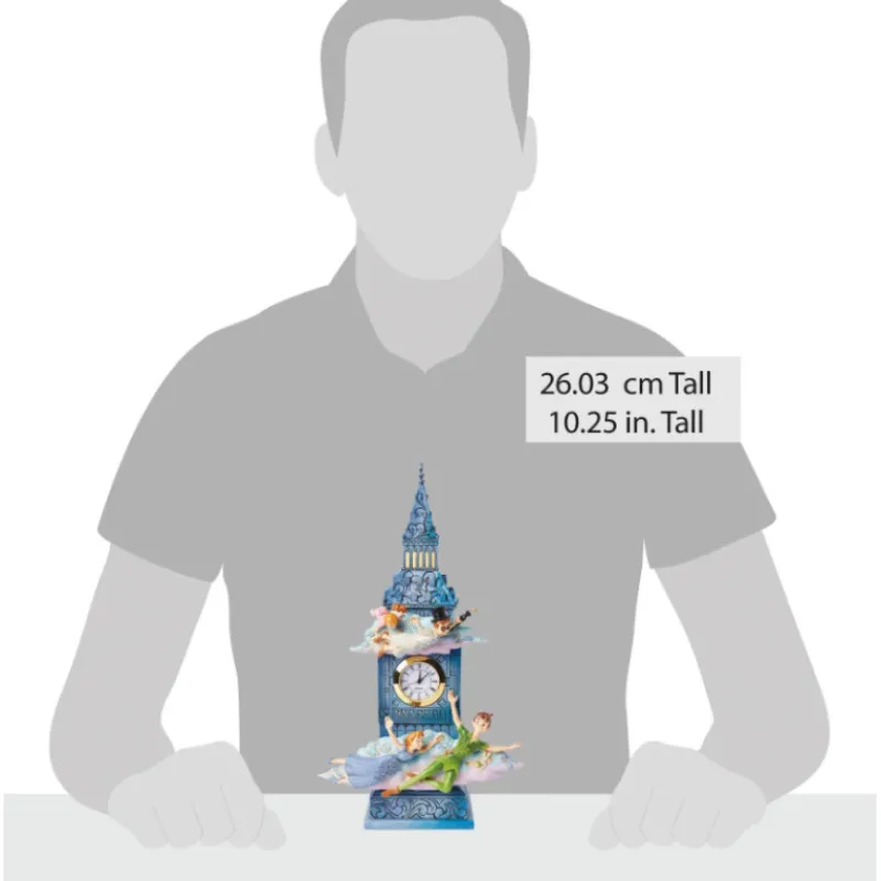 Discount Reloj Peter Pan Jim Shore Disney Películas Y Personajes De Disney ·Campanilla Y Peter Pan|Figuras Disney De Colección
