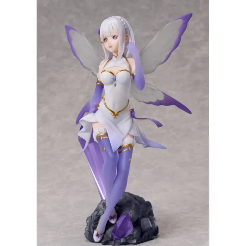 Elcoco Figuras^Re:Zero Estatua PVC 1/7 Emilia Jewel Princess 24 cm