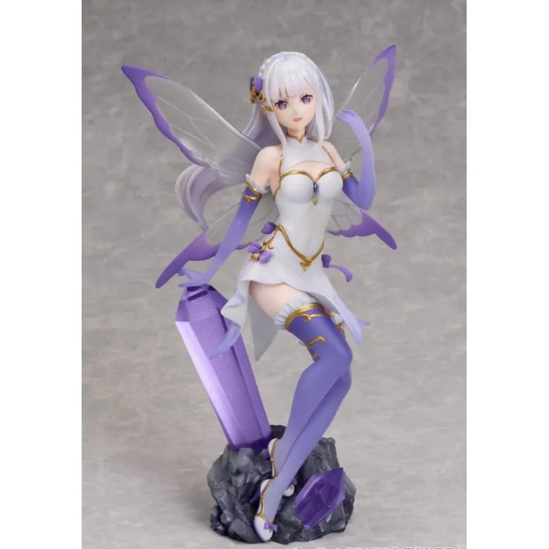 Elcoco Figuras^Re:Zero Estatua PVC 1/7 Emilia Jewel Princess 24 cm
