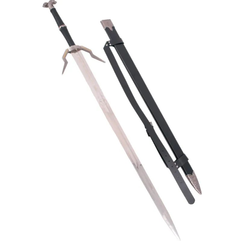 Outlet Réplica 1:1 The Witcher III espada de plata superior escuela del Lobo en acero Regalos Y Coleccionismo Para Gamers - Cosas De Videojuegos Míticos|Descuentos Gaming