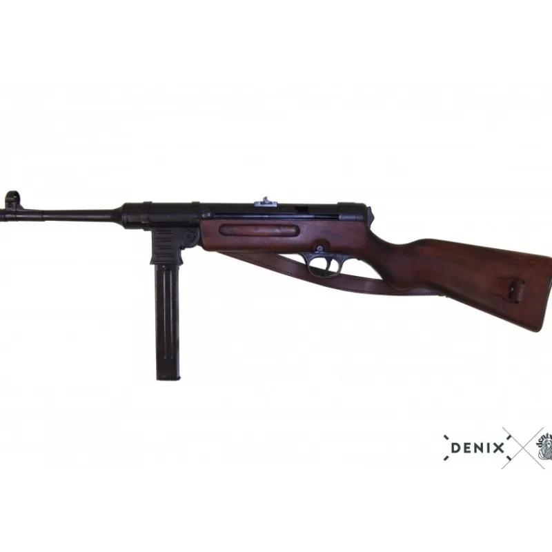 New Réplica Ametralladora MP41 Alemania 1940 con Correa de Piel Descuentos Gaming