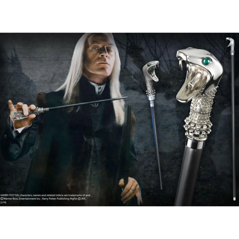 The Noble Collection Replicas Colección Harry Potter|Slytherin^Réplica Bastón y Varita Lucius Malfoy Harry Potter