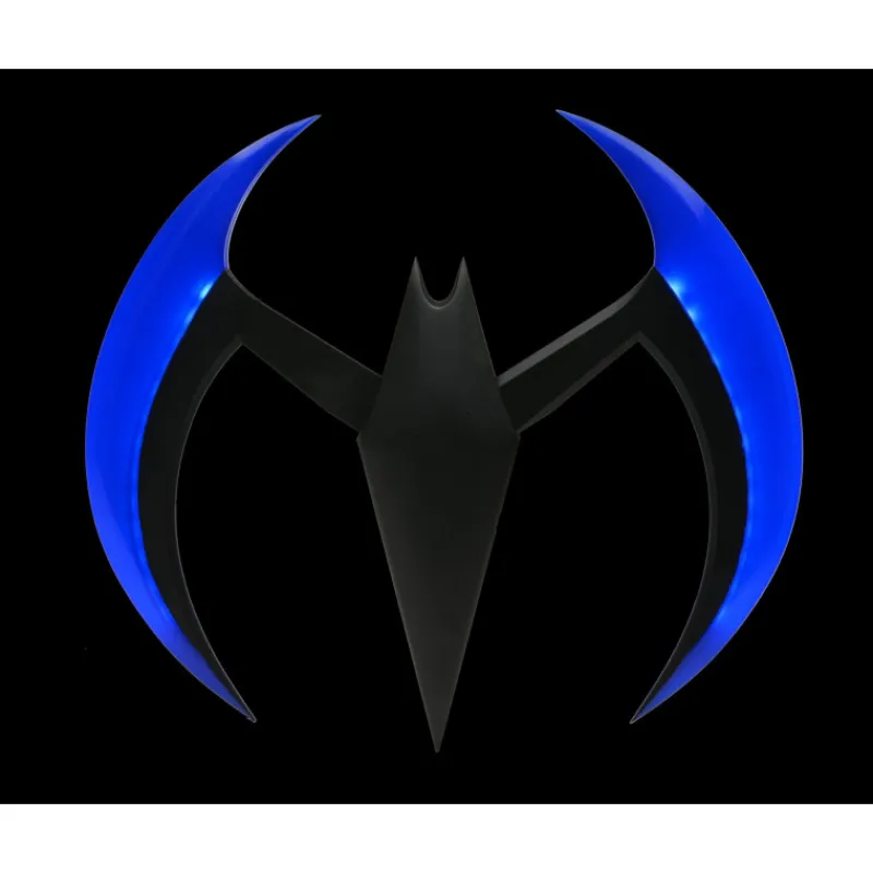 Neca Armas, Espadas Y Escudos Disfraces|Disfraces Dc^Réplica Batarang azul con luces Batman DC Comics