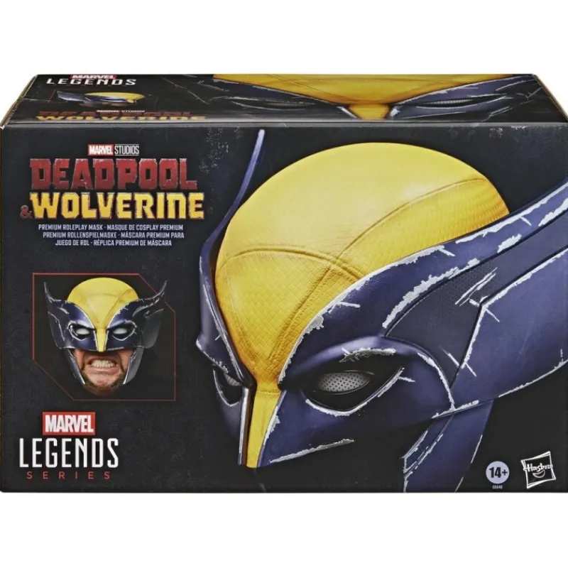 Hasbro Sombreros Y Cascos Para Disfraces |Disfraces Marvel^Réplica Casco Premium Lobezno Marvel Legends