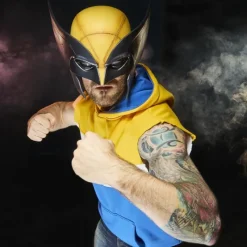 Hasbro Sombreros Y Cascos Para Disfraces |Disfraces Marvel^Réplica Casco Premium Lobezno Marvel Legends