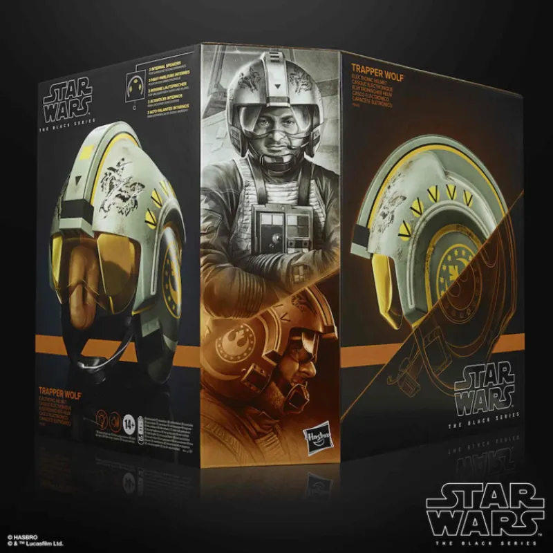 Hasbro The Mandalorian|Replicas Y Coleccionismo Star Wars ^Réplica casco X-Wing Trapper Wolf