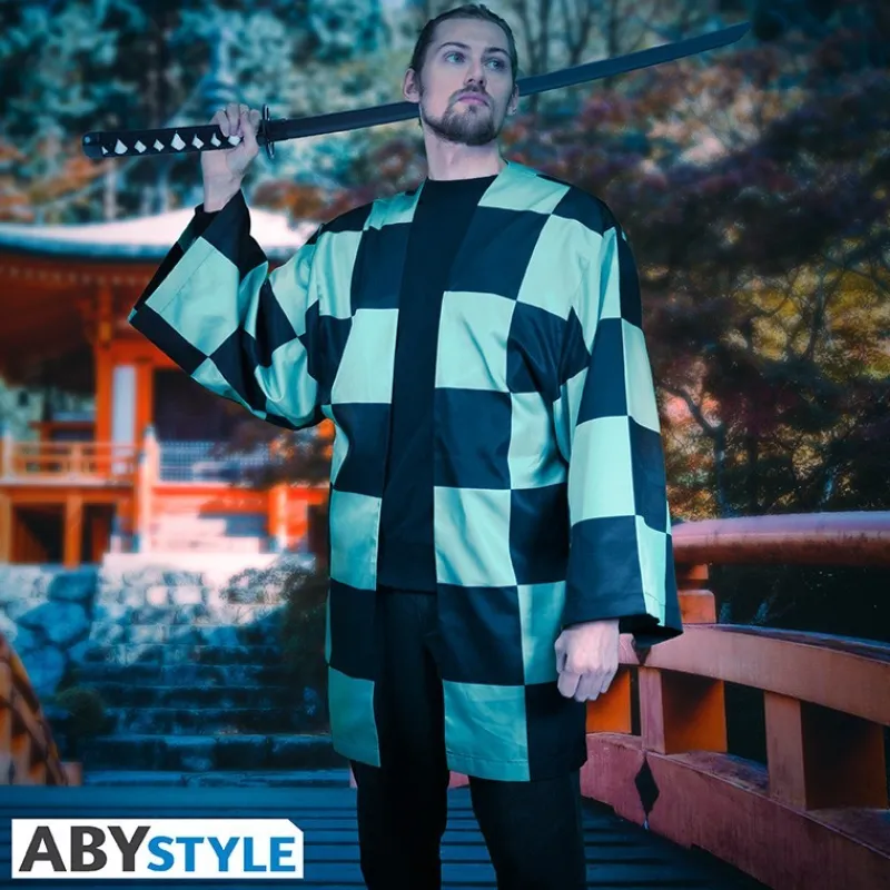Abystyle Disfraces Manga Y Anime^Réplica Chaqueta Haori de Tanjiro