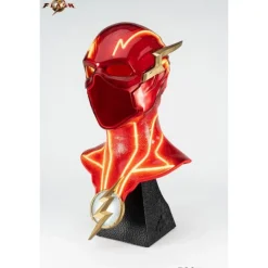 Online Réplica de poliresina con luz del casco de The Flash a escala 1:1 Regalos De Superhéroes Dc|Figuras Dc