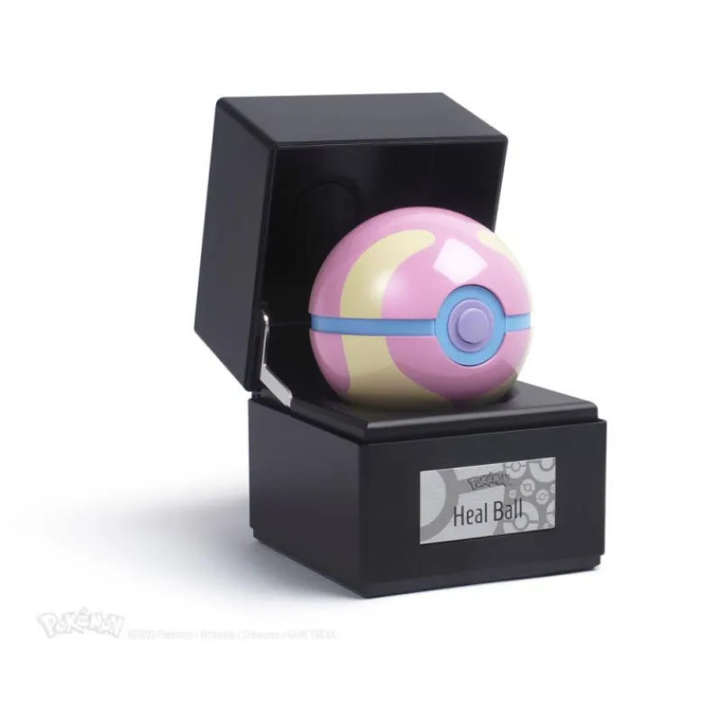 The Wand Company Más Regalos De Pokemon|Regalos Y Coleccionismo Para Gamers - Cosas De Videojuegos Míticos^Réplica Electrónica Heal Ball Pokémon Diecast