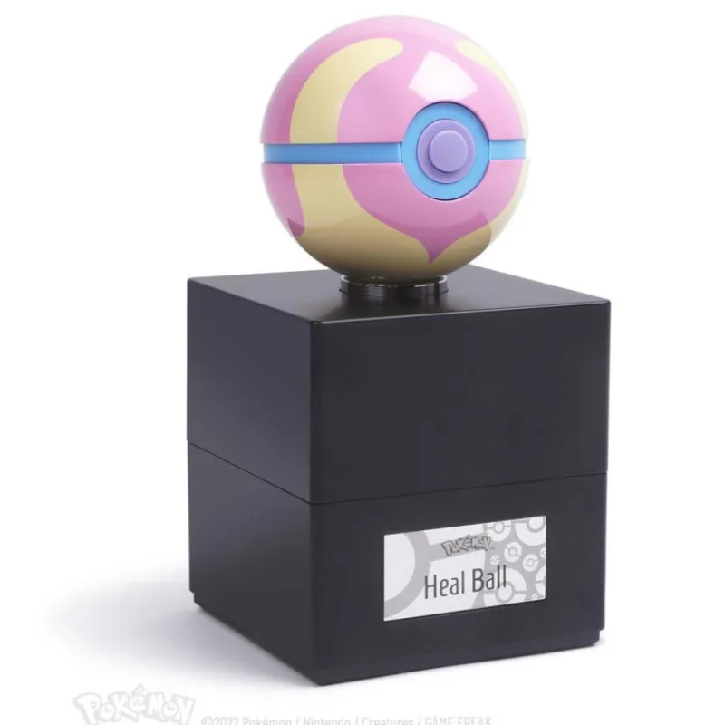 The Wand Company Más Regalos De Pokemon|Regalos Y Coleccionismo Para Gamers - Cosas De Videojuegos Míticos^Réplica Electrónica Heal Ball Pokémon Diecast