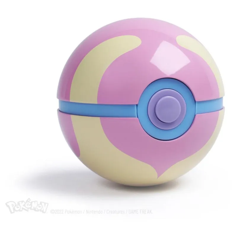 The Wand Company Más Regalos De Pokemon|Regalos Y Coleccionismo Para Gamers - Cosas De Videojuegos Míticos^Réplica Electrónica Heal Ball Pokémon Diecast