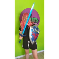 New Réplica Escudo Zelda acero 60 cm Armas, Espadas Y Escudos Disfraces|Regalos Y Coleccionismo Para Gamers - Cosas De Videojuegos Míticos