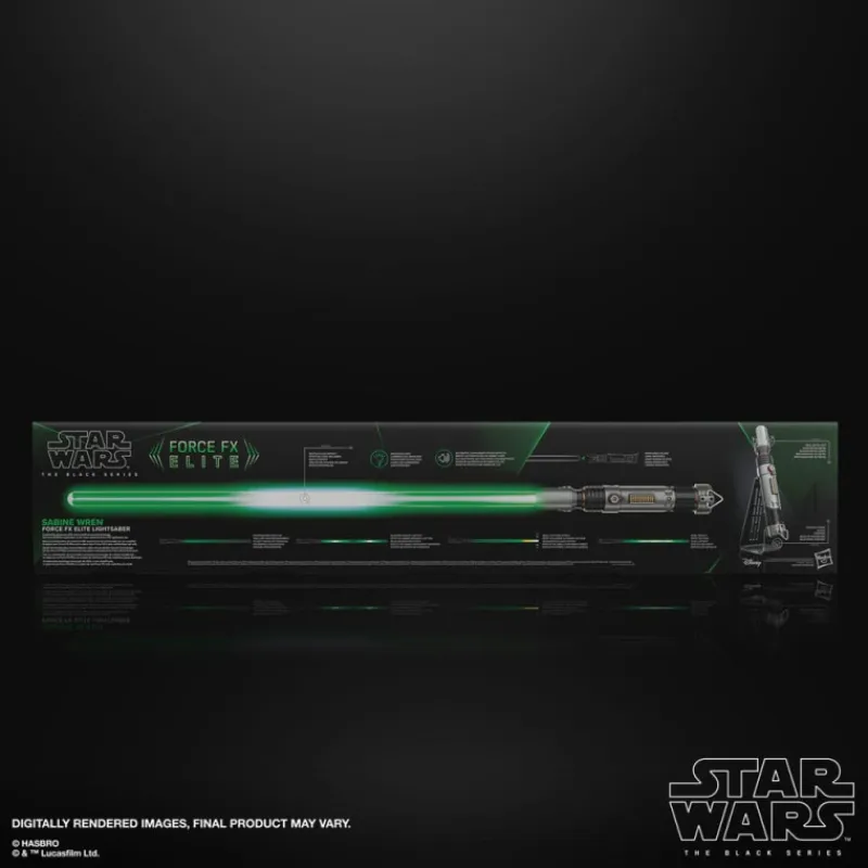 Hasbro Replicas Y Coleccionismo Star Wars ^Réplica Star Wars: Ahsoka Black Series Force Fx Elite Sable De Luz Sabine Wren