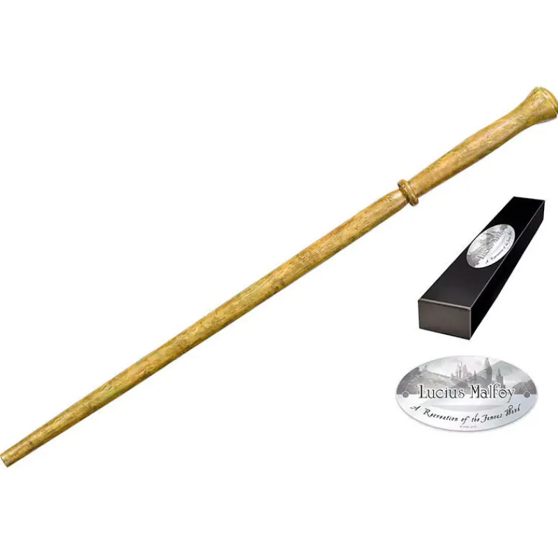 The Noble Collection Replicas Colección Harry Potter|Varitas Harry Potter^Réplica Varita Lucius Malfoy 37 Cm