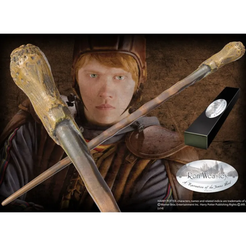 The Noble Collection Varitas Harry Potter^Réplica Varita Ron Weasley Harry Potter Noble Collection